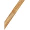 Ekena Millwork 4"W x 18"D x 26"H Traditional Rough Sawn Knee Brace, Western Red Cedar BRC04X18X26TRA00RWR - alternate 4